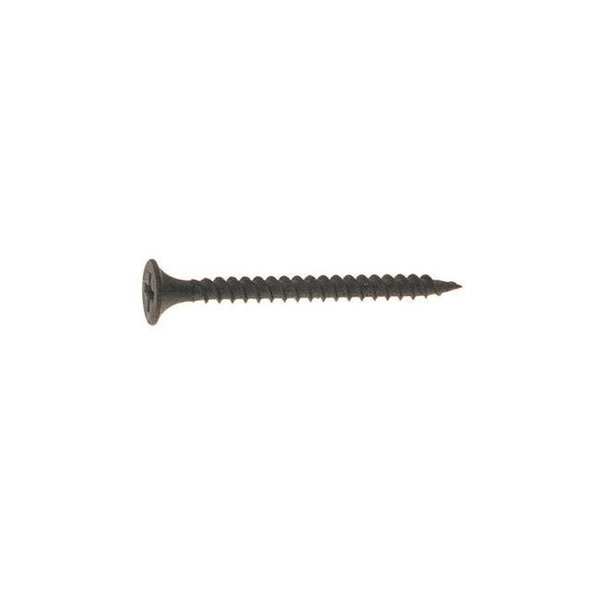 Grip-Rite Drywall Screw, #6 x 1-5/8 in, Steel, Flat Head Phillips Drive 5023553